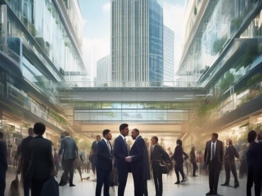 商贸服务中心，专业服务，连接商界的桥梁